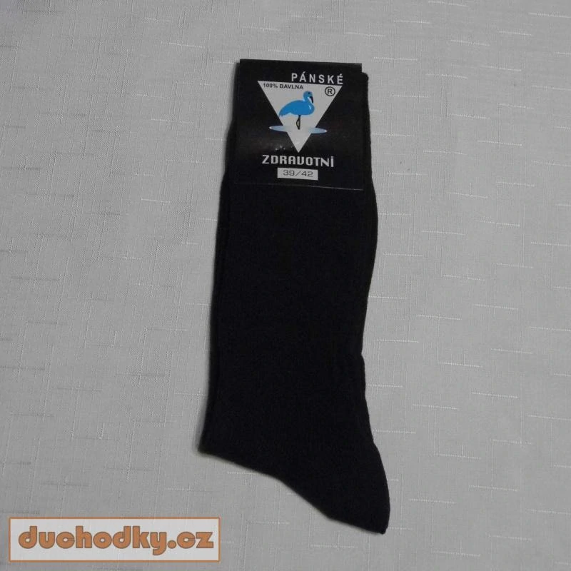 Pánské zdravotní ponožky černé