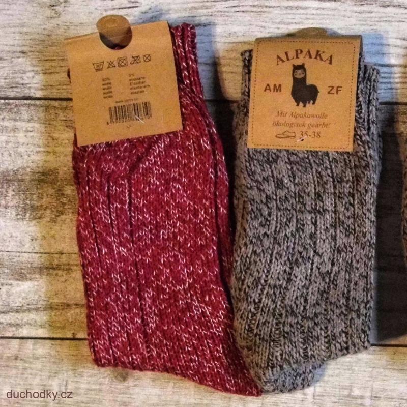 Dámské zimní  ponožky alpaka GB30