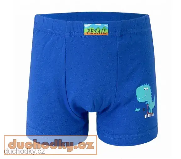 Chlapecké boxerky dinosaurus s koloběžkou