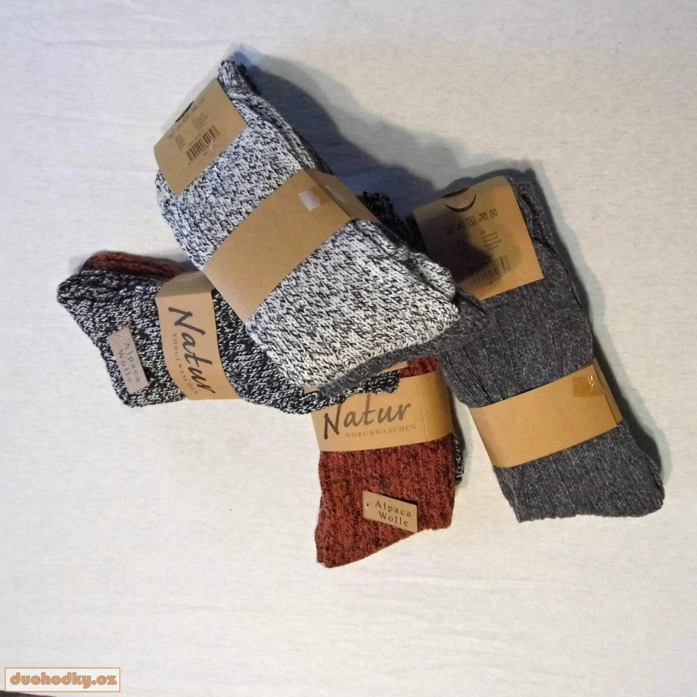 Pánské zimní  ponožky alpaka DA15