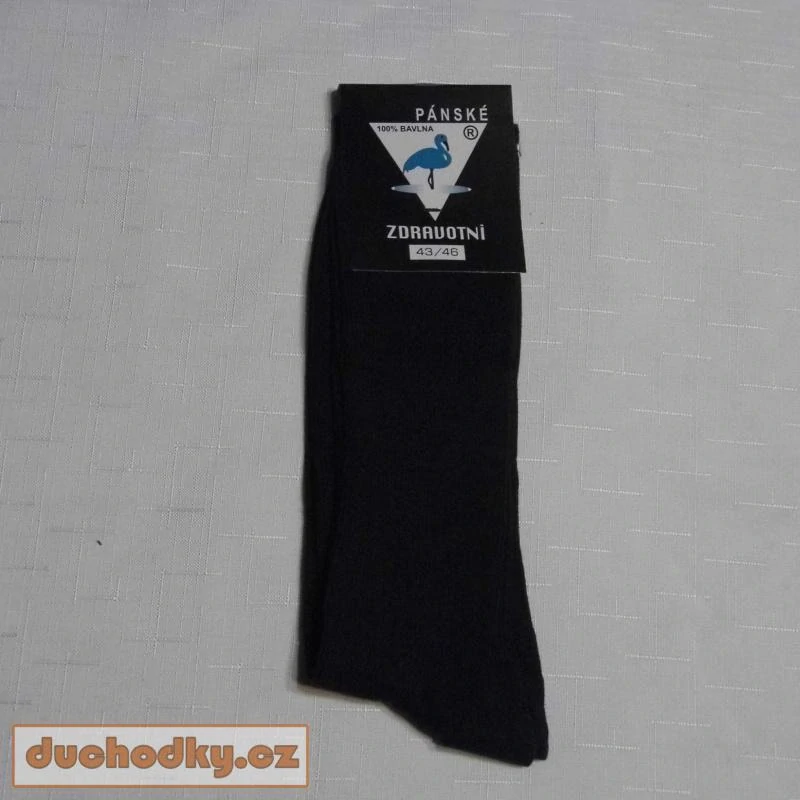 Pánské zdravotní ponožky černé