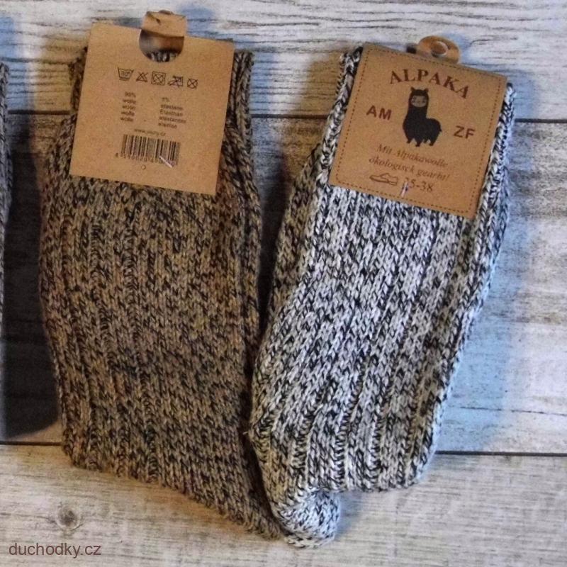 Dámské zimní  ponožky alpaka GB30