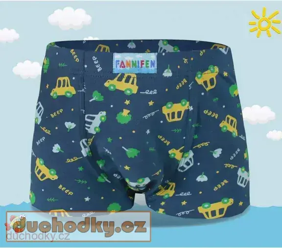 Chlapecké boxerky autíčka 4 barvy