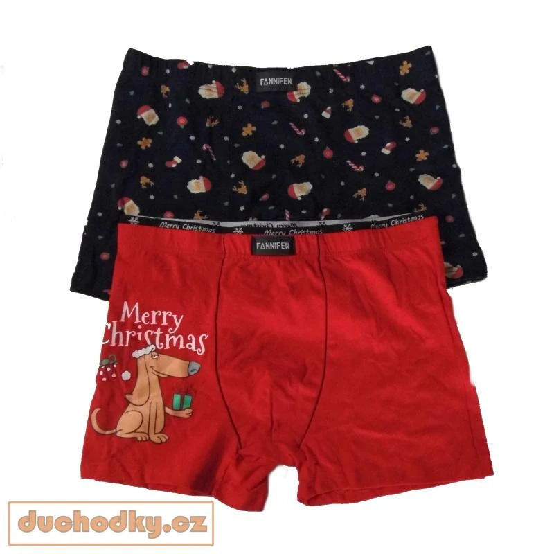 Vánoční pánské boxerky 2 ks