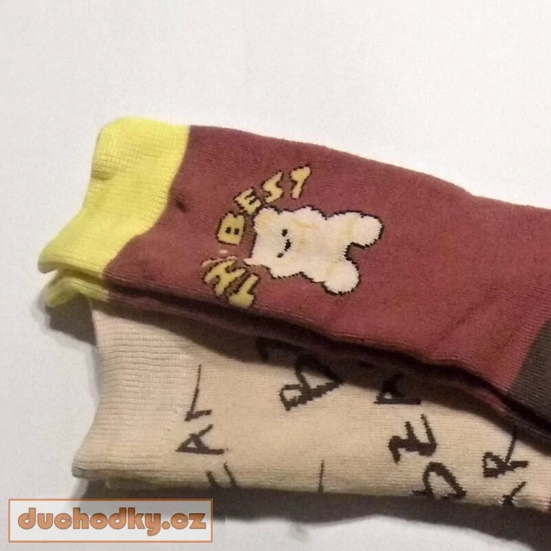 Dámské termo ponožky medvěd 2 páry