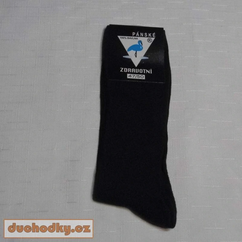 Pánské zdravotní ponožky černé