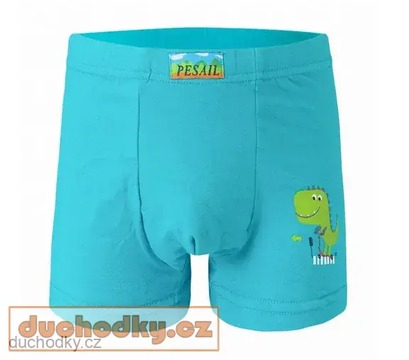 Chlapecké boxerky dinosaurus s koloběžkou
