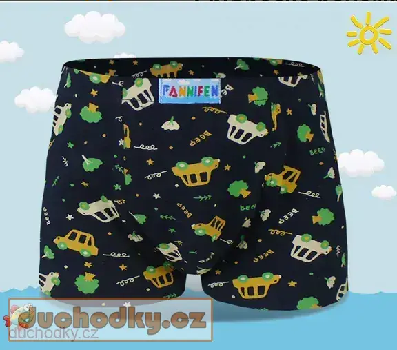 Chlapecké boxerky autíčka 4 barvy