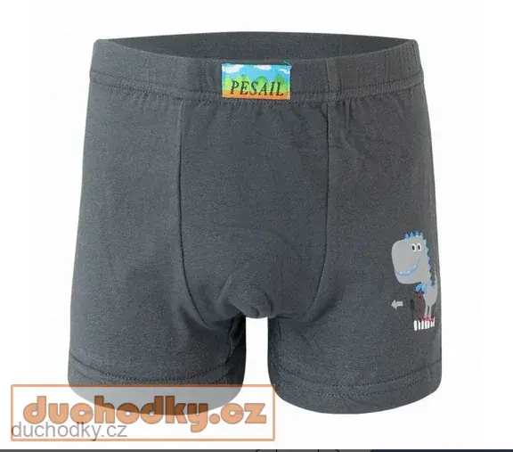 Chlapecké boxerky dinosaurus s koloběžkou