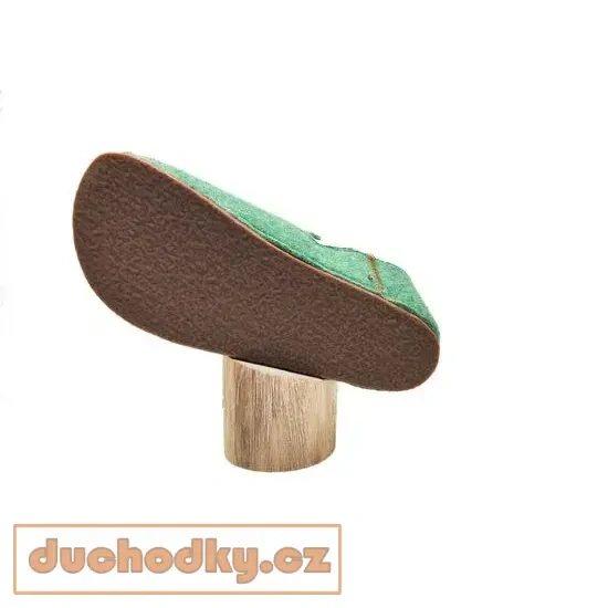  mokasinové bačkory BF15U -zelené