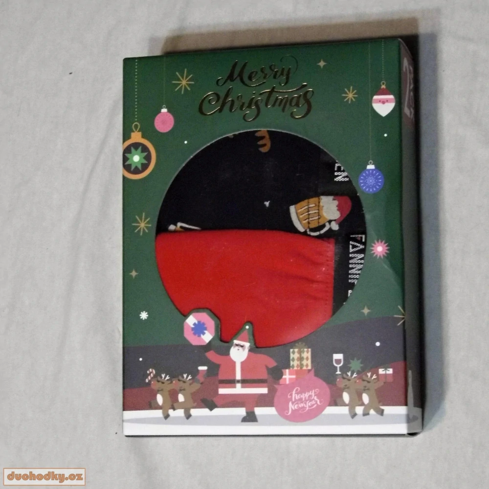 Vánoční pánské boxerky 2 ks