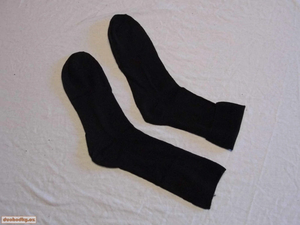 Pánské zdravotní ponožky bambusové černé