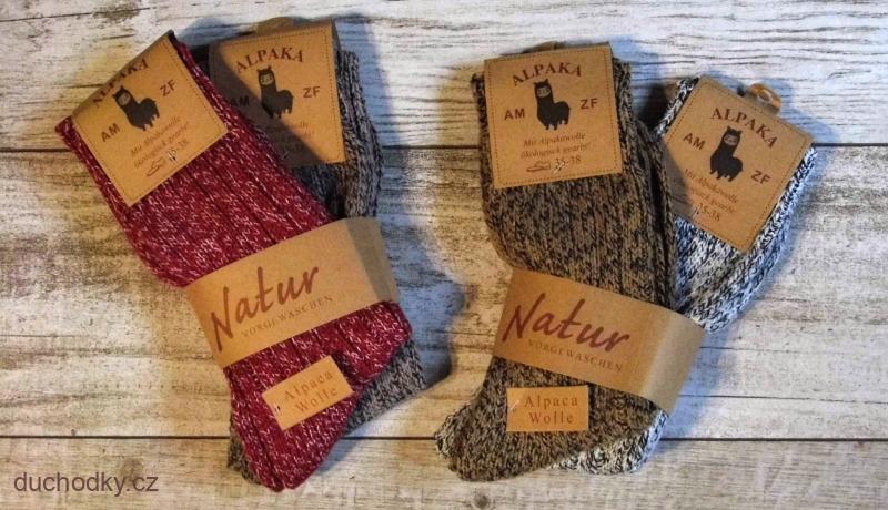 Dámské zimní  ponožky alpaka GB30