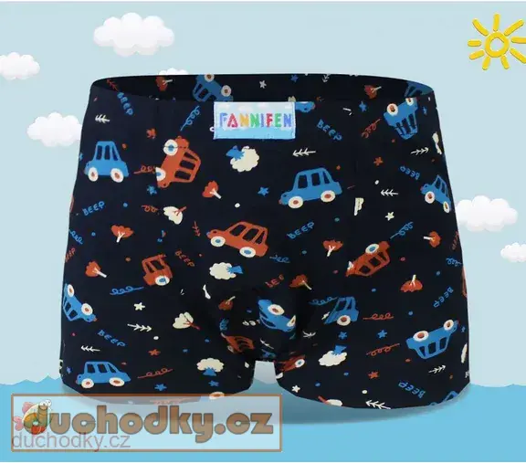 Chlapecké boxerky autíčka 4 barvy
