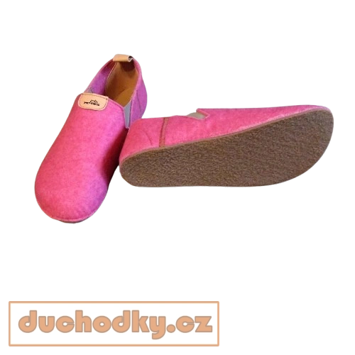 mokasinové bačkory BF15U -růžové